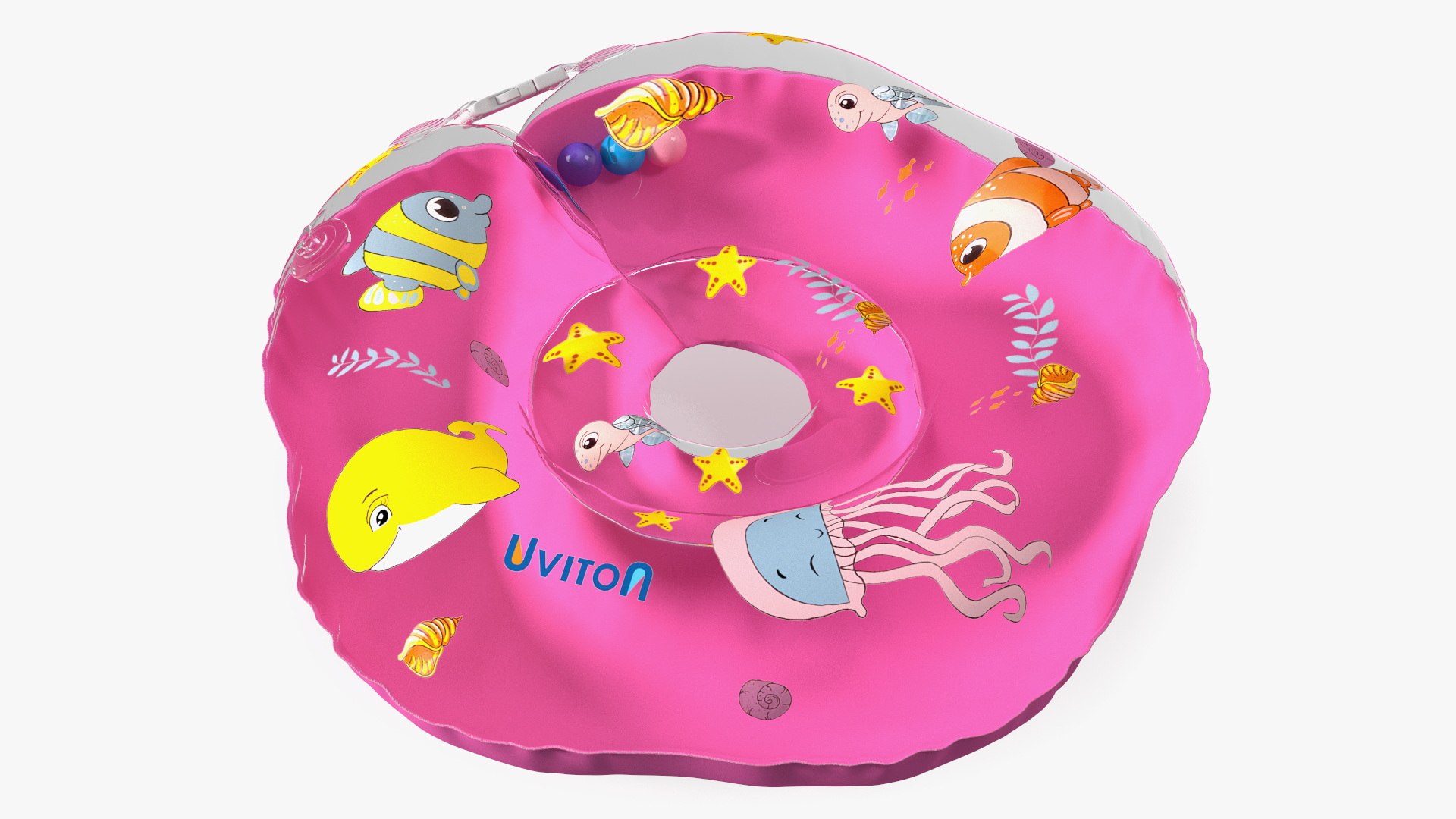 Baby Swimming Neck Ring 3D model preview
