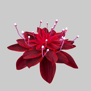 flower glows 3D model