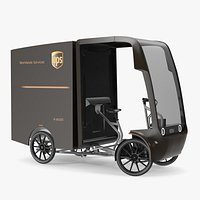 Delivery Bike EAV UPS Rigged