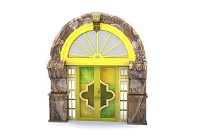 3d model decorative door classic