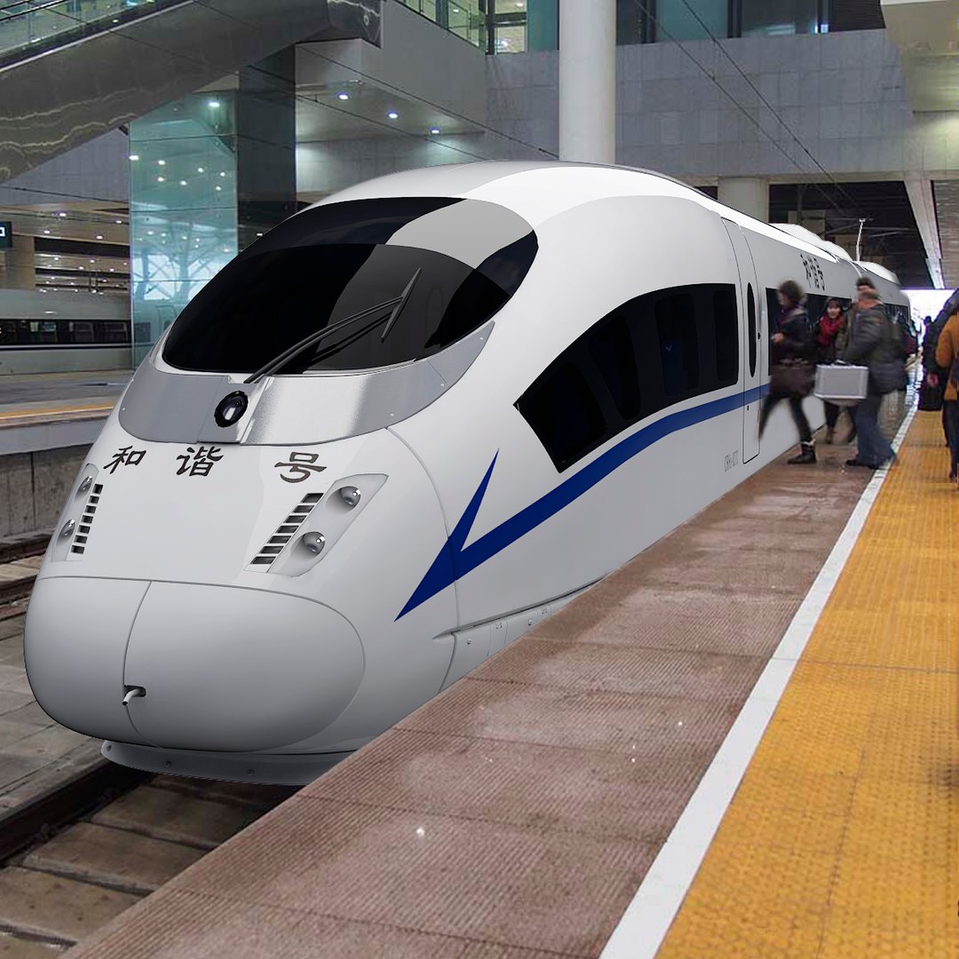 3d China Railways Crh3