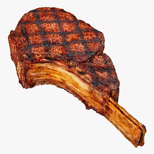 BBQ Beef Ribeye Steak 3D Model