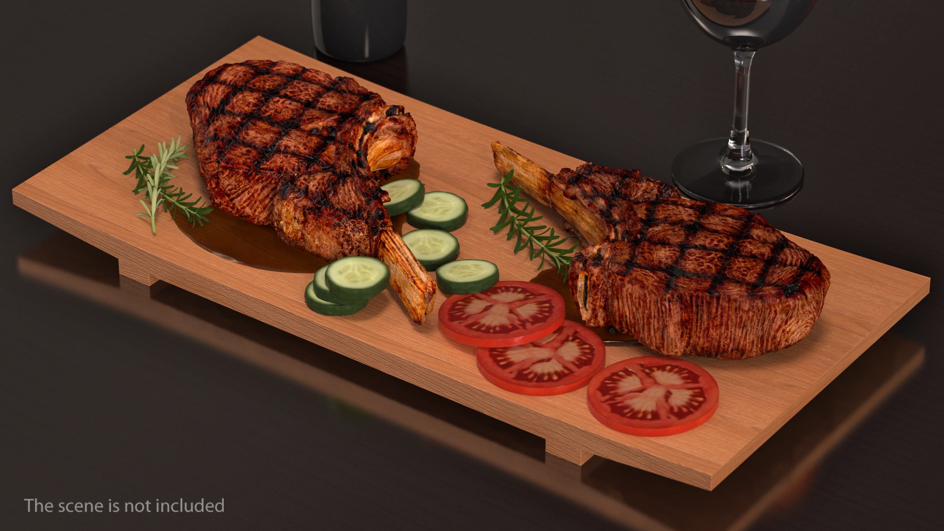 Bbq Beef Ribeye Steak 3D Model - TurboSquid 1409154