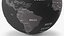 Black World Globe