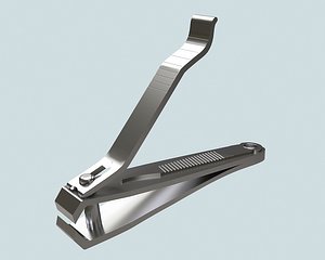 nail clipper stainless 3D model