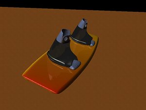 wakeboard board 3d model