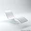 Modern Acrylic Chaise Lounge Designer Lounge Chair
