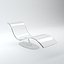 Modern Acrylic Chaise Lounge Designer Lounge Chair