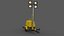 Generador de torre de luz móvil PBR B - Luz amarilla