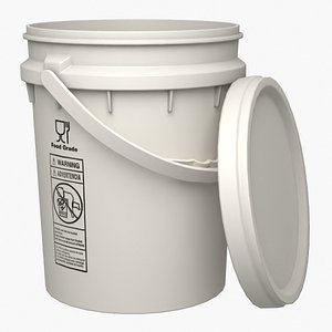 5L Food Grade Plastic Bucket With Lid