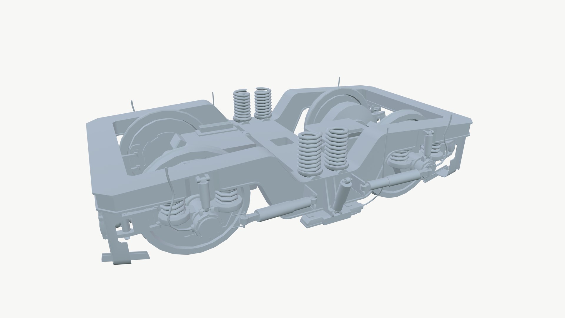Train Bogie Frame 3D Model - TurboSquid 2532931
