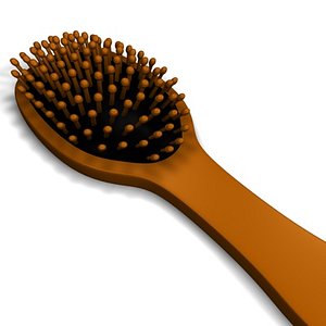3d model hair brush
