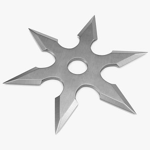 Shuriken Six Point 3D Model