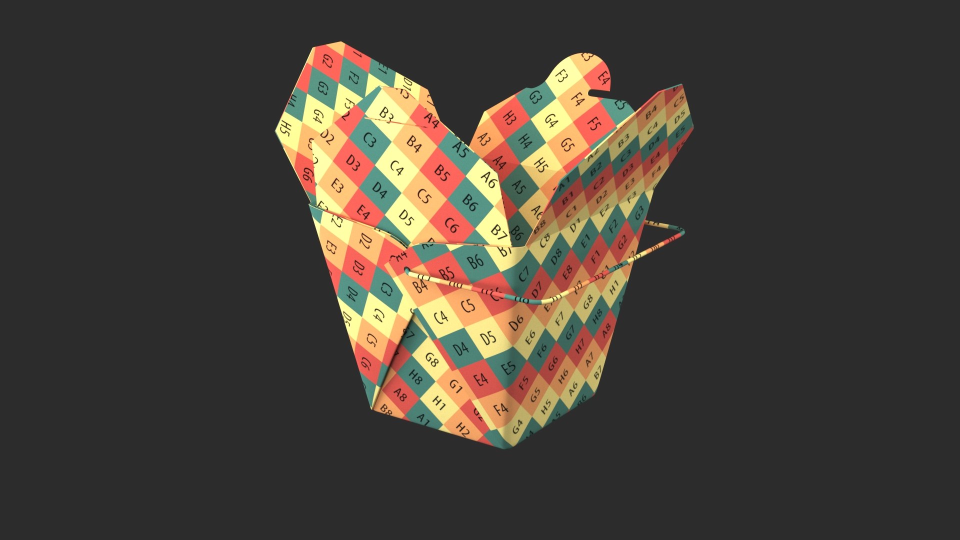 Chinese Food Container Open 3D - TurboSquid 2033390