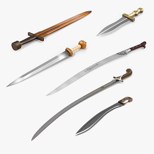 ancient swords 3D model