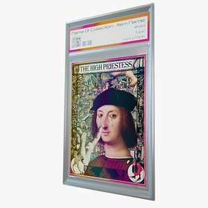 Holographic Card Sleeve NFT template - animated in Blender