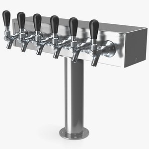 3D t style pedestal draft beer