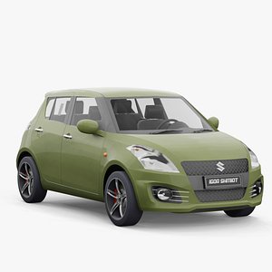 Suzuki Swift 2014 lowpoly