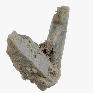 3D Wavellite On Matrix Green Stalagmite