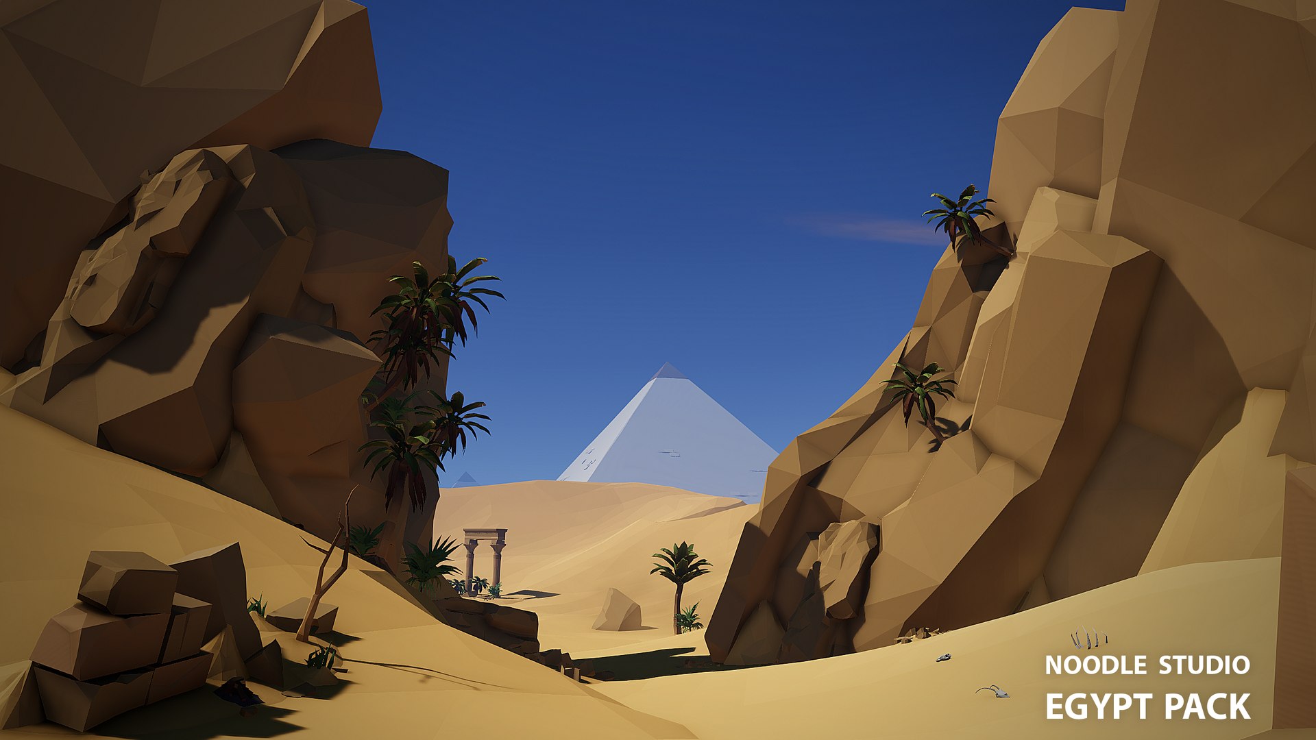 3D Egypt Pack - Polygonal Egyptian City - TurboSquid 1859049