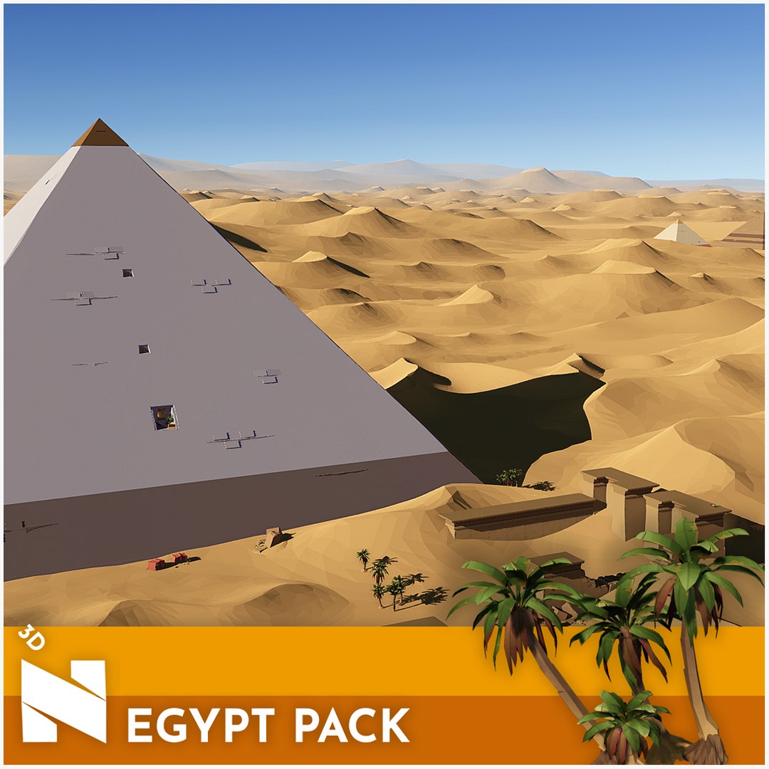 3D Egypt Pack - Polygonal Egyptian City - TurboSquid 1859049