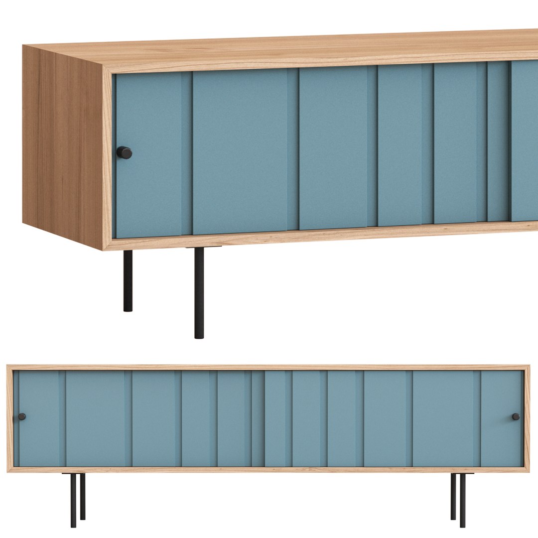 Cult Furniture Orleans TV Stand and Sideboard 3D model TurboSquid 2165910
