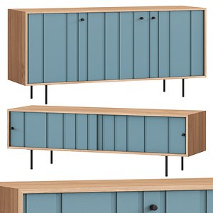 Cult Furniture Orleans TV Stand and Sideboard 3D model