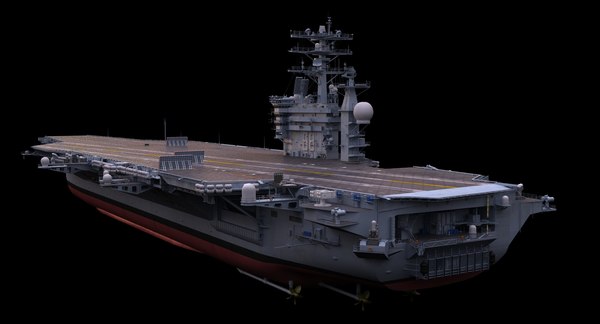 cvn uss nimitz 3d model