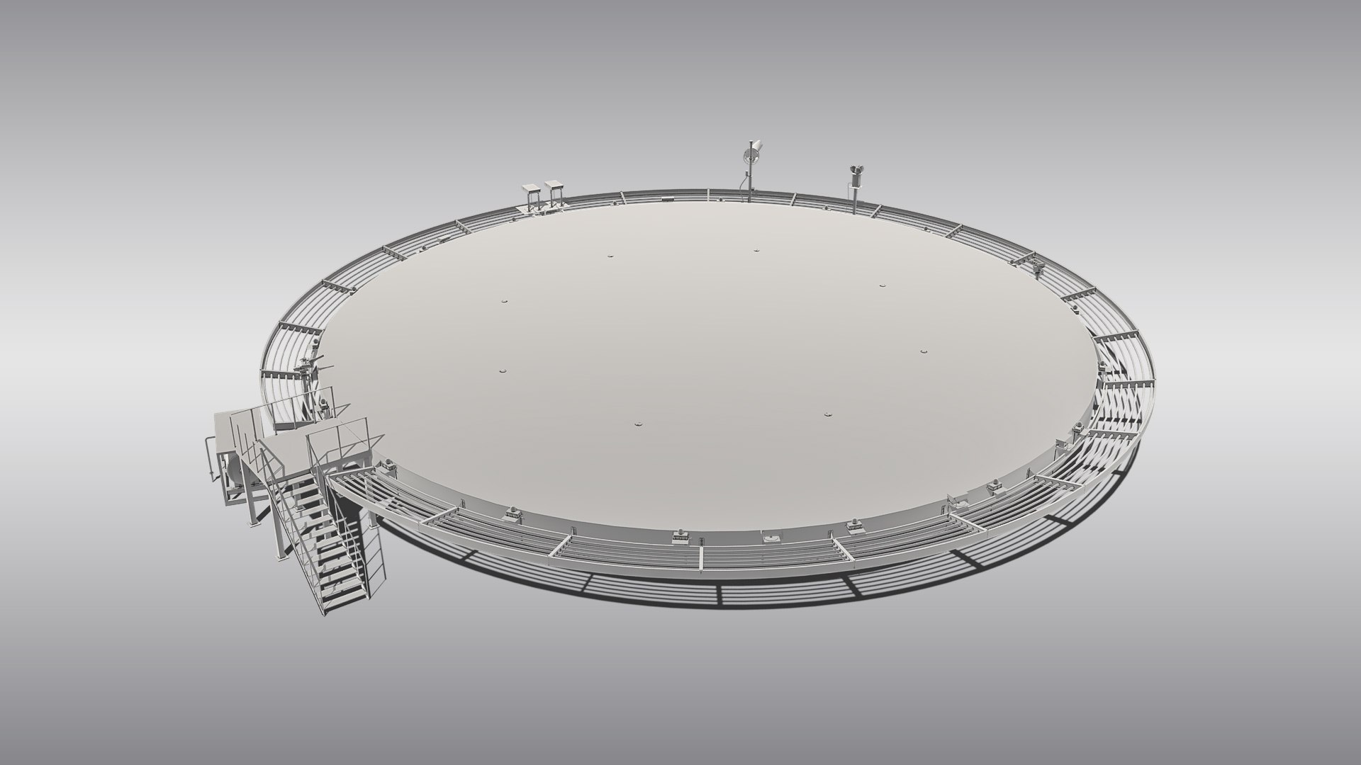 Circular Heliport 3D Model - TurboSquid 1606487