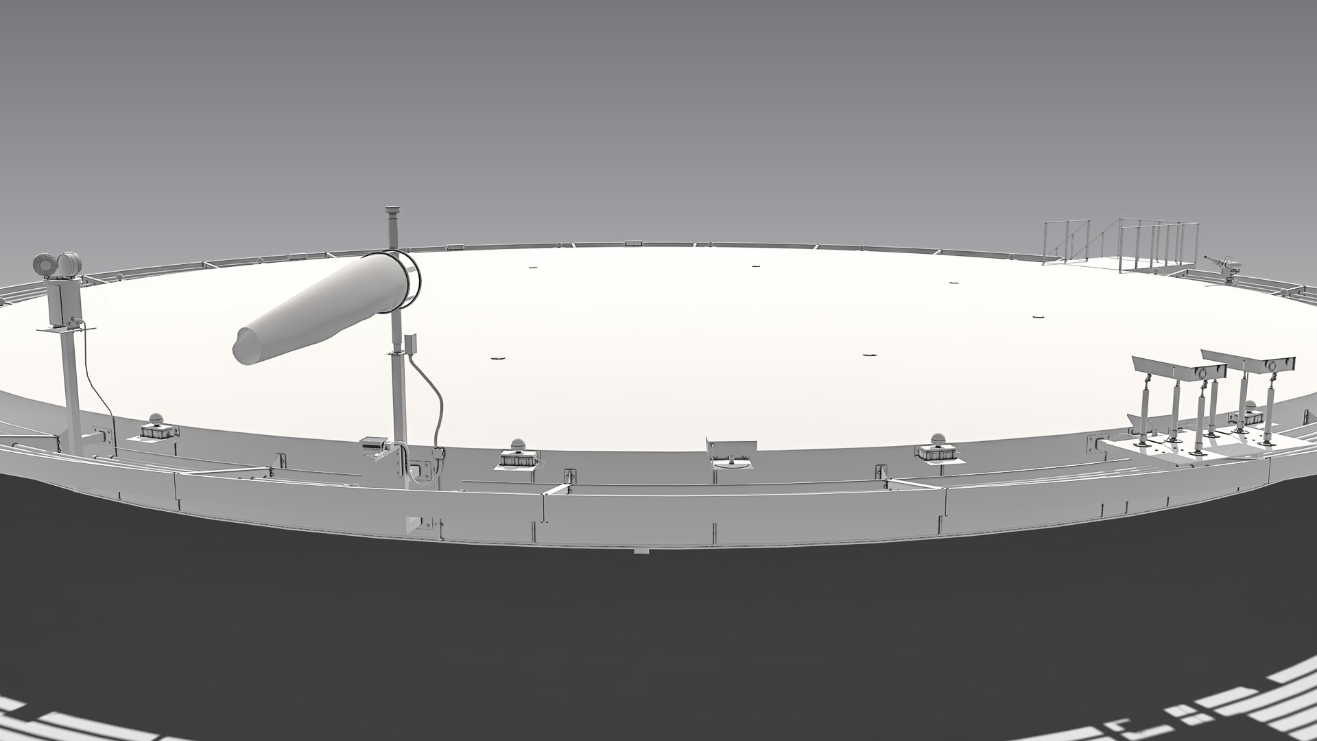 Circular Heliport 3D Model TurboSquid 1606487