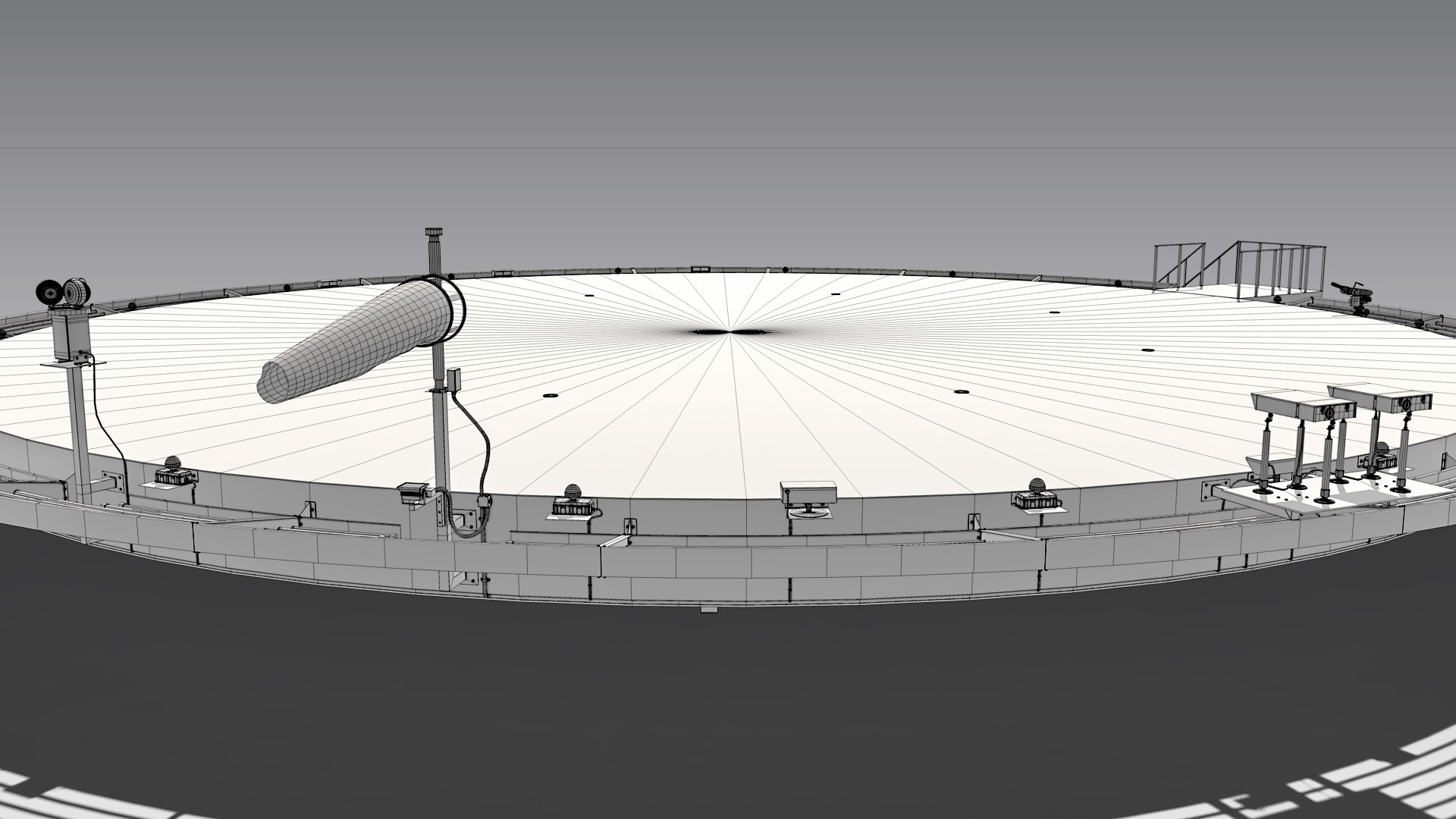 Circular Heliport 3D Model - TurboSquid 1606487