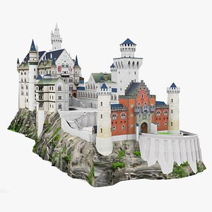 3D model Schloss Neuschwanstein Castle