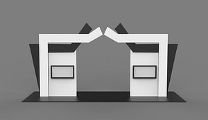 3D entrance 07 3D model