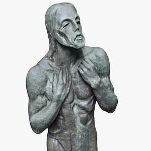 3D model jesus statue printable