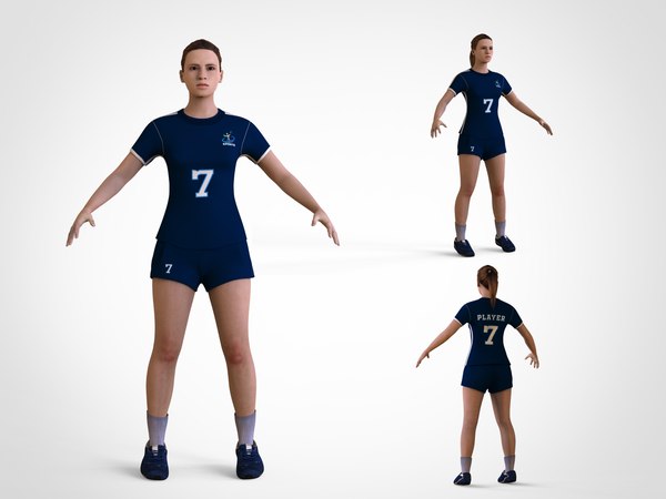 modelo 3d Jugador de voleibol - TurboSquid 1764250