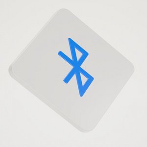 3D Bluetooth Icon model