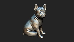 french bulldog 3D model