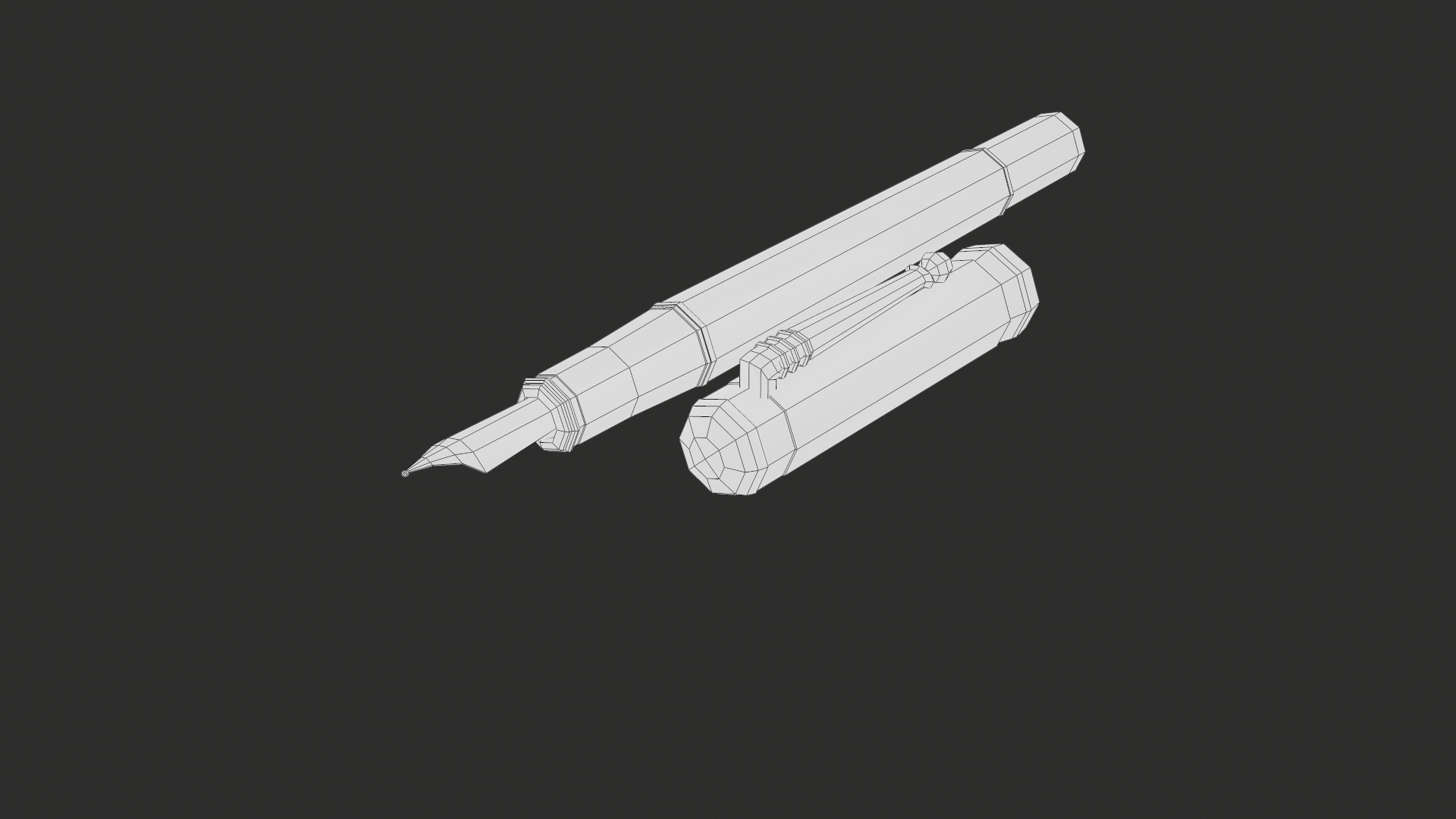 3D fountain pen - TurboSquid 1691273