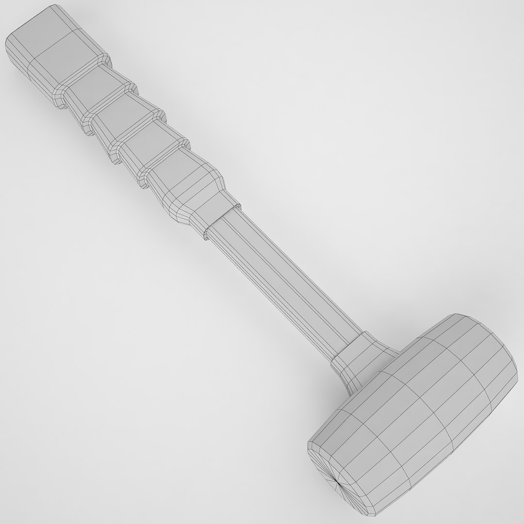3d Aluminum Hammers Model