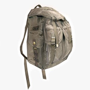 hiking backpack 3d model