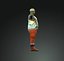 3D construction worker model