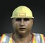 3D construction worker model