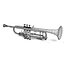3d 3ds brass musical instruments
