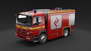 Fire Truck Mercedes Atego 3D model