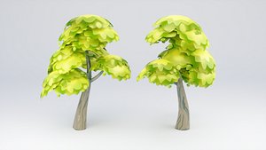 3D Tree stylized model