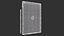 Apple iPad 10-2 2021 Silver With pencil 3D model