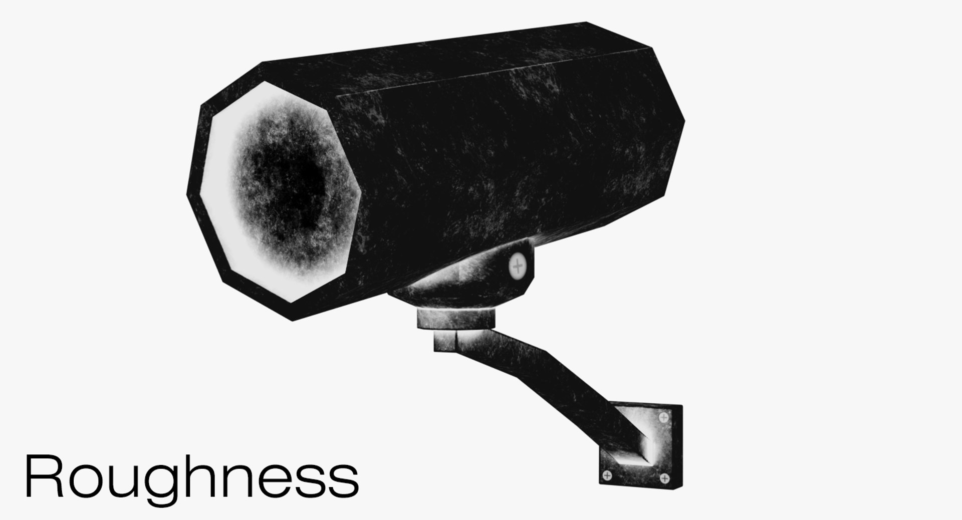 cctv camera - 3D model https://p.turbosquid.com/ts-thumb/Nn/QE6w7B/RWZQVmQz/roughness/png/1531802528/1920x1080/fit_q87/7afa943b5f10f2cc529f1ae7fc157ab3cbae1ab6/roughness.jpg