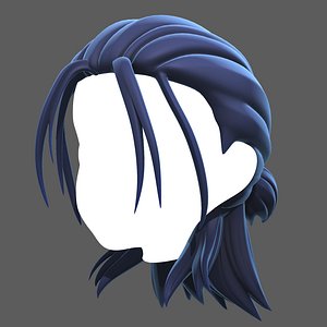 Base Hair for Boy V77 3D model