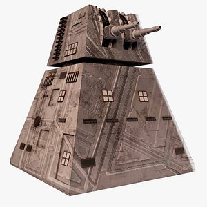 3D SCIFI CANNON