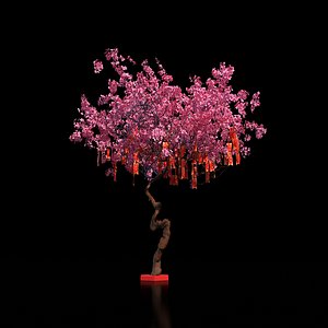 Wealth Tree Peach Blossom Tree Prayer Tree model